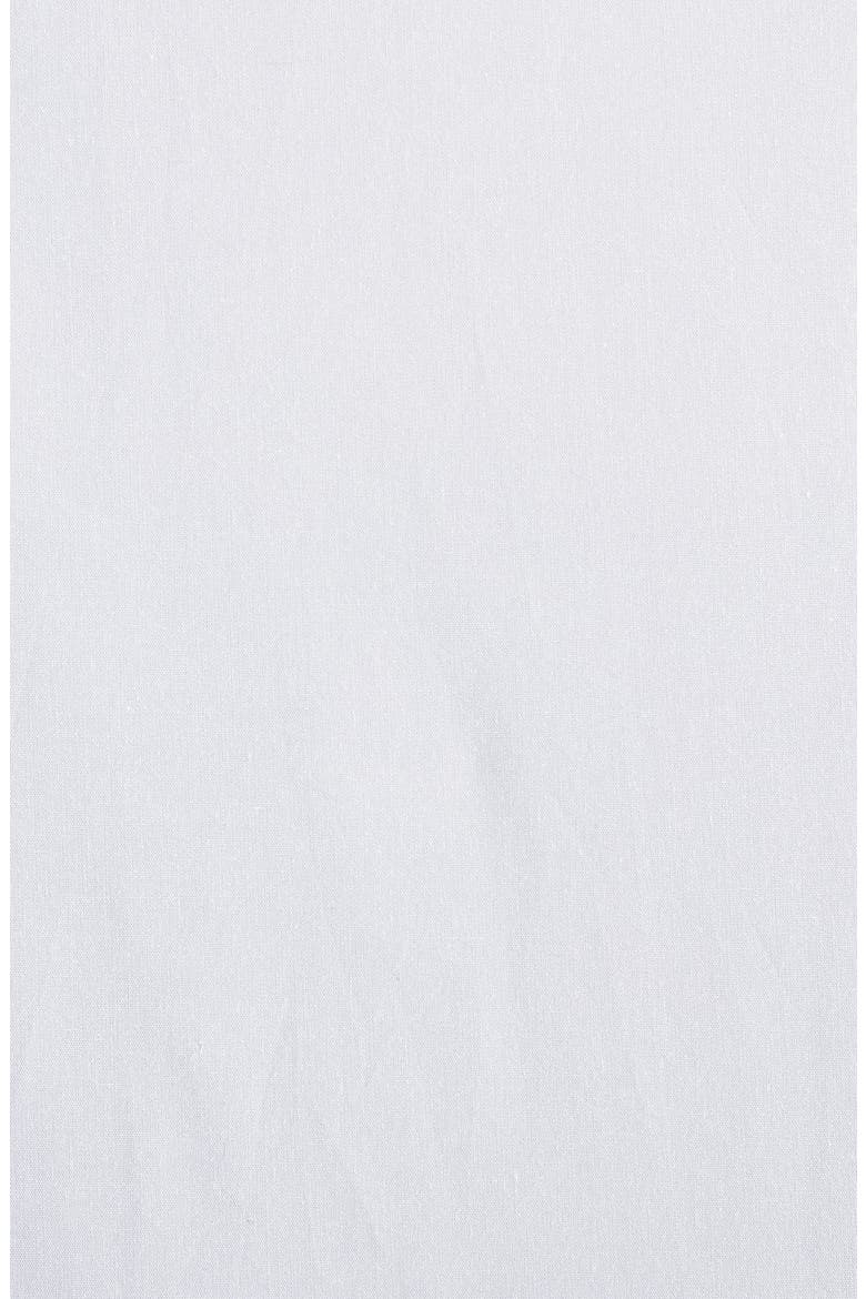 200 Thread Count Solid Cotton Percale Fitted Sheet, Alternate, color, DECK WHITE