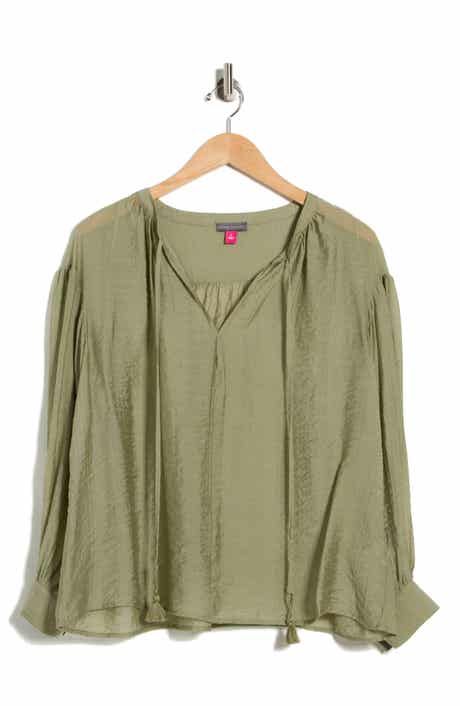 Vince Camuto Long Sleeve Woven Top