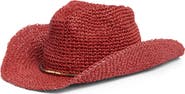 Vince Camuto Bead Trim Cowgirl Hat