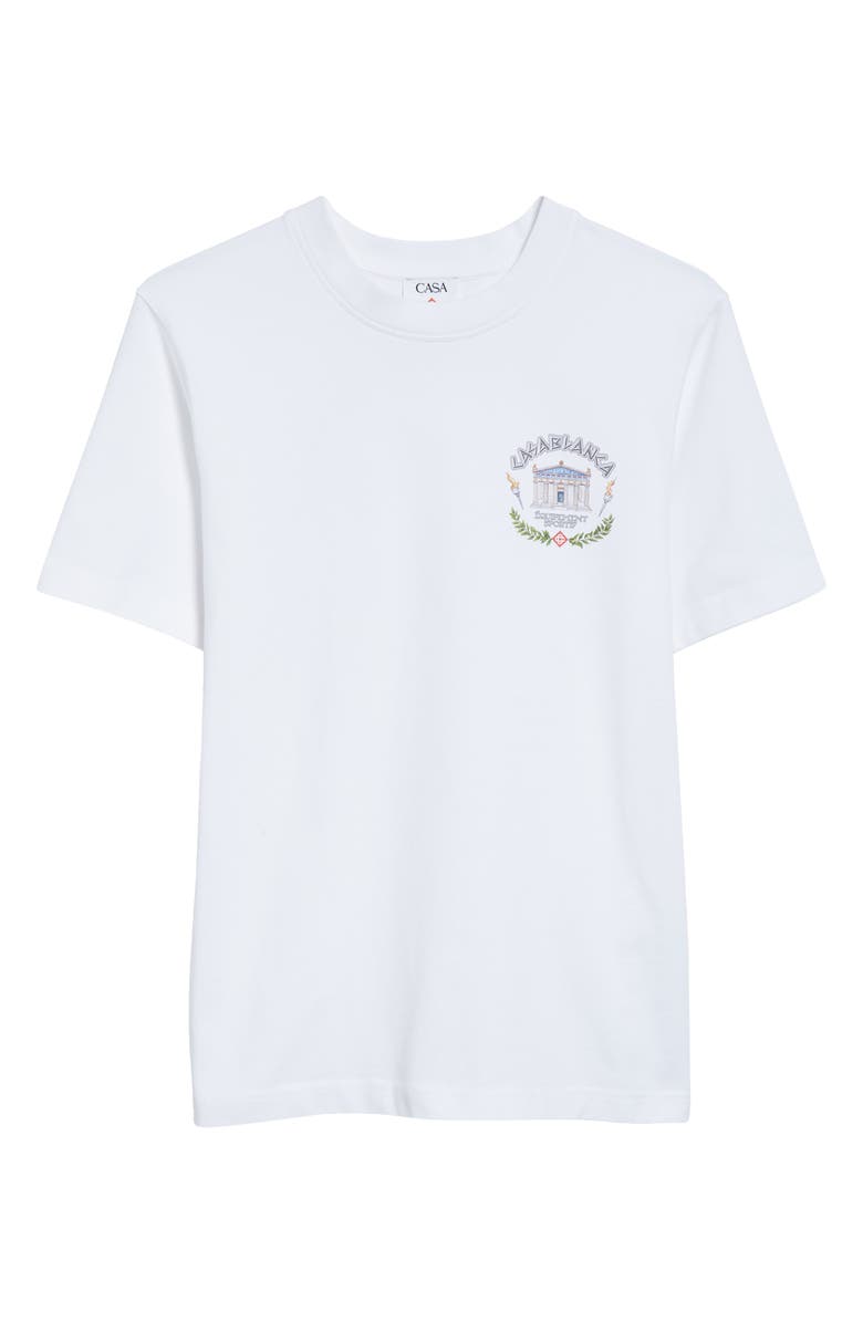 Casablanca Le Temple du Sport Graphic T-Shirt, Alternate, color, 