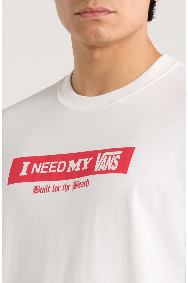 I Need My Vans Graphic T-Shirt, Alternate, color, WHITE