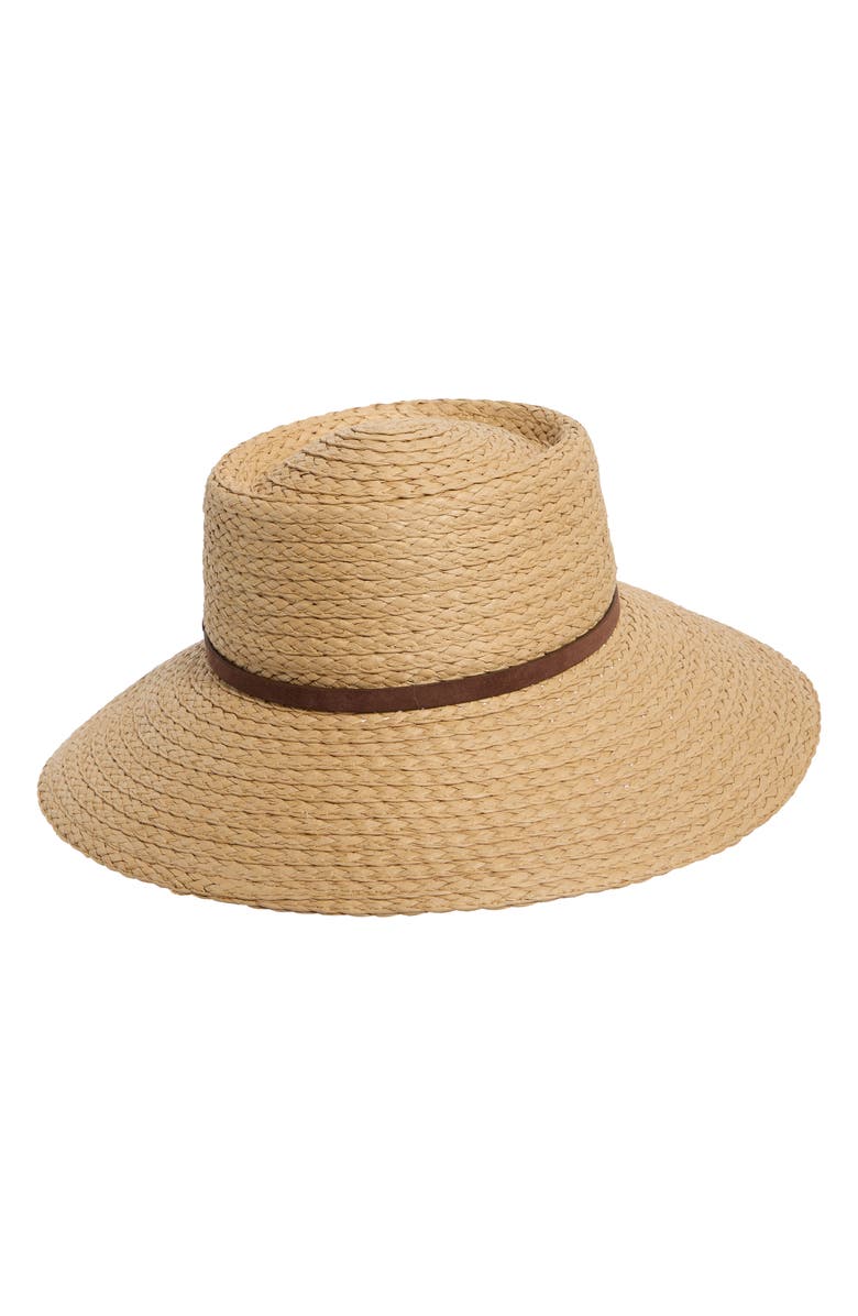 Vince Camuto Classic Telescope Woven Hat, Alternate, color, 