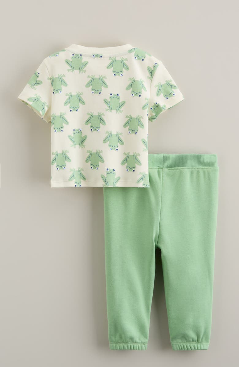 Tucker + Tate Frog Print T-Shirt & Joggers Set, Alternate, color, 
