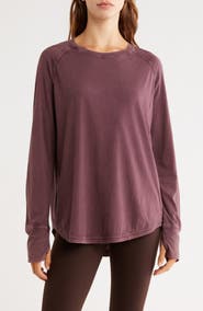 Z by Zella Vintage Wash Relaxed Long Sleeve 2.0 Tee