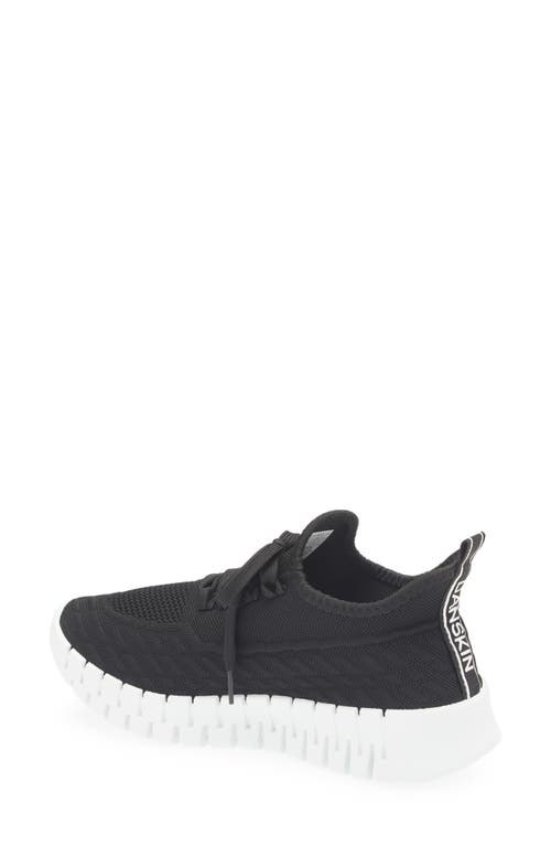 DANSKIN DANSKIN LACE-UP KNIT SNEAKER