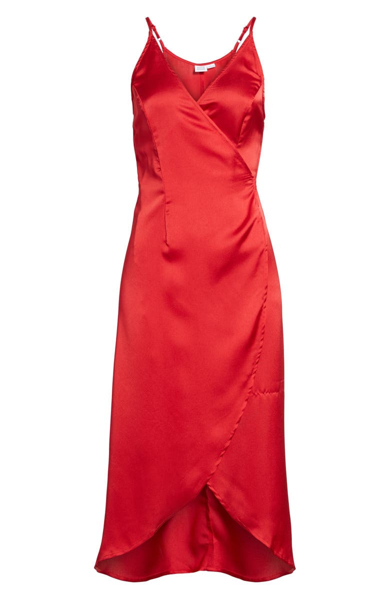 Somedays Lovin Evening Sun Satin Wrap Dress, Alternate, color, 
