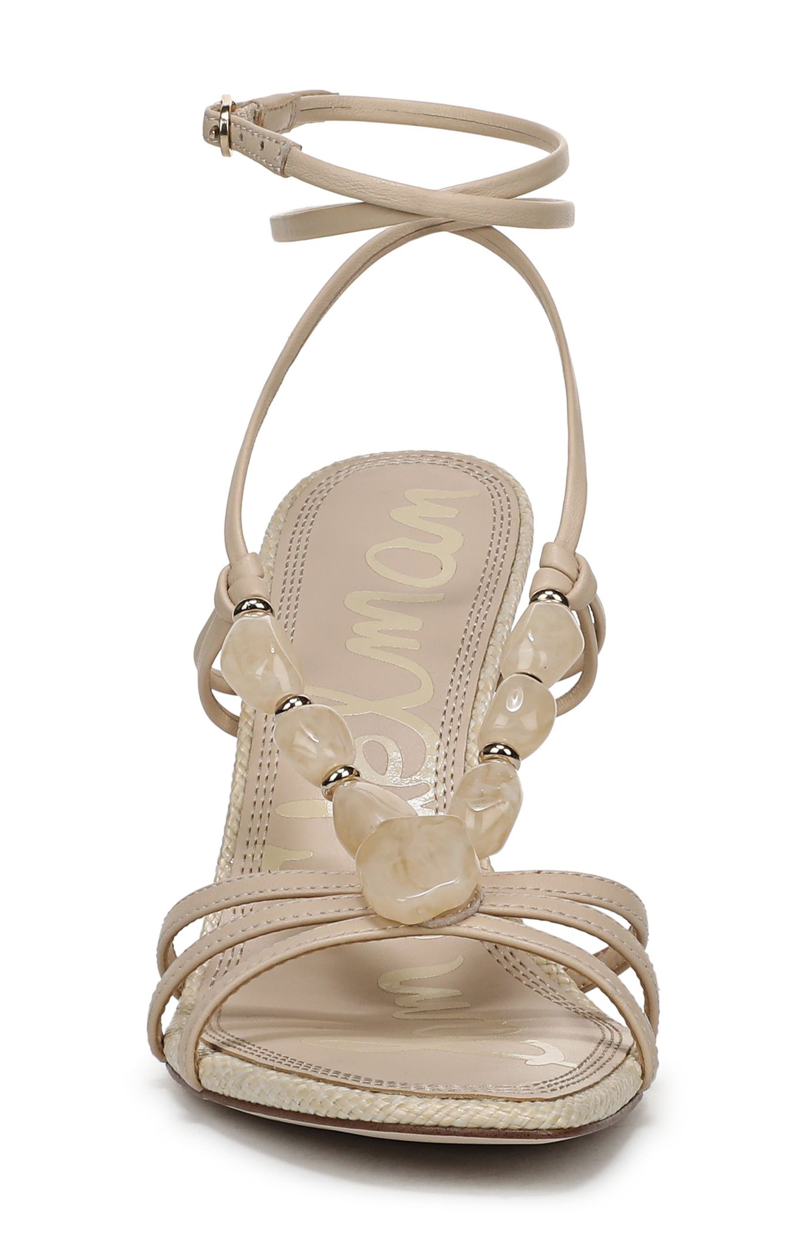Imani Ankle Strap Sandal, Alternate, color, LIGHT SAND