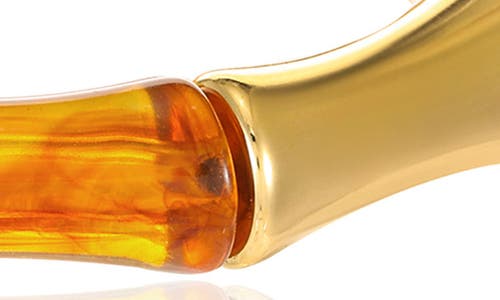 Ettika Brown Bamboo Textured Bracelet In Brown