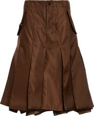 Sacai Nylon Twill Skirt