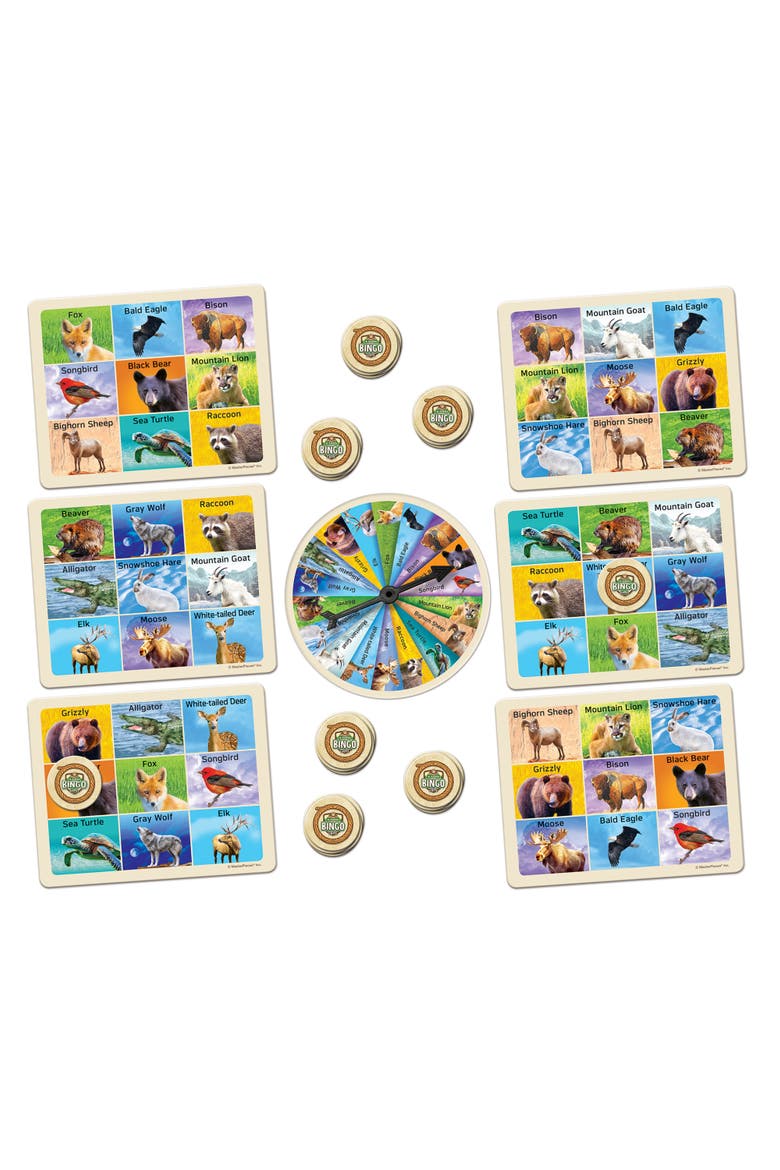 Jr. Ranger Bingo Game, Alternate, color, Multicolor