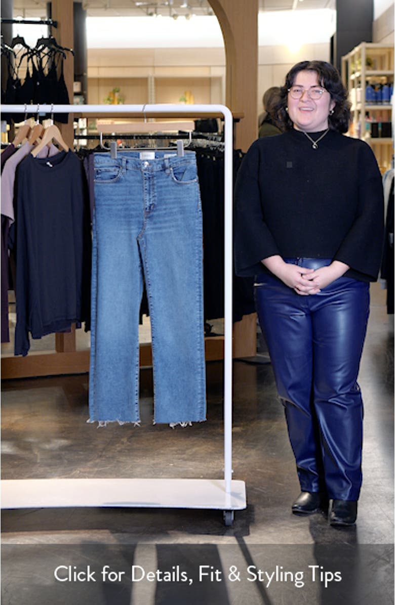 Le Sleek Stretch Straight Leg Jeans, sales video thumbnail