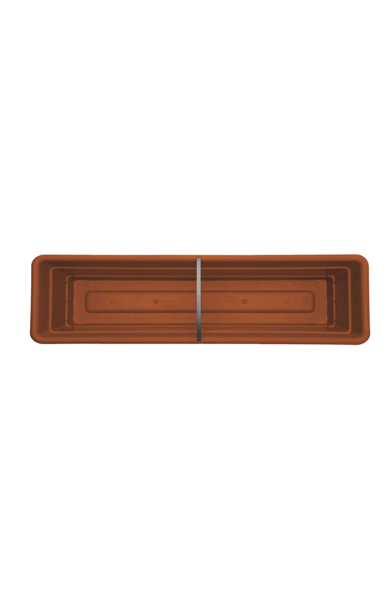 Bloem 24 Inch Dura Cotta Window Box Planter, Alternate, color, Brown