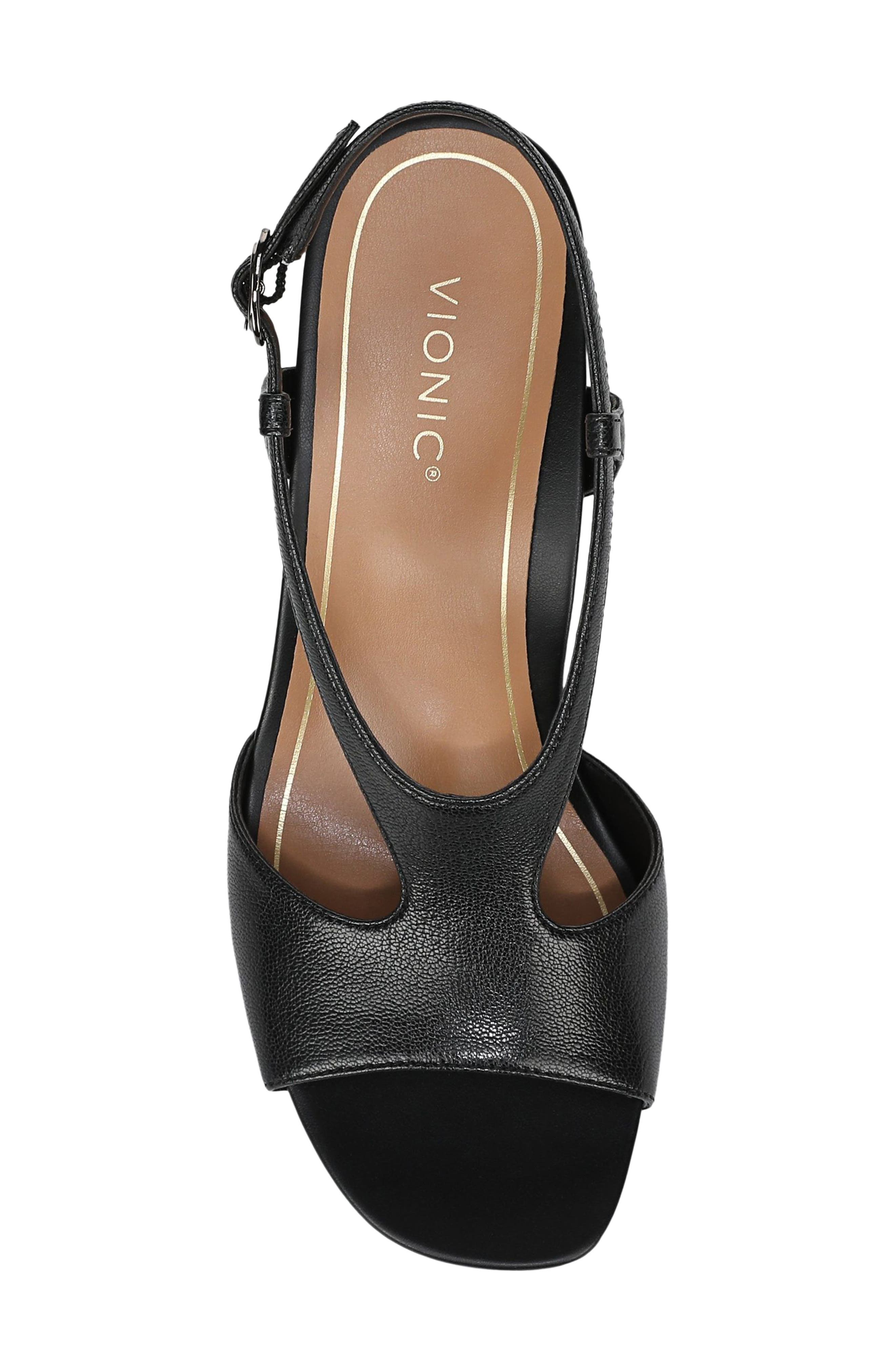 Raquel Block Heel Sandal, Alternate, color, BLACK LEATHER