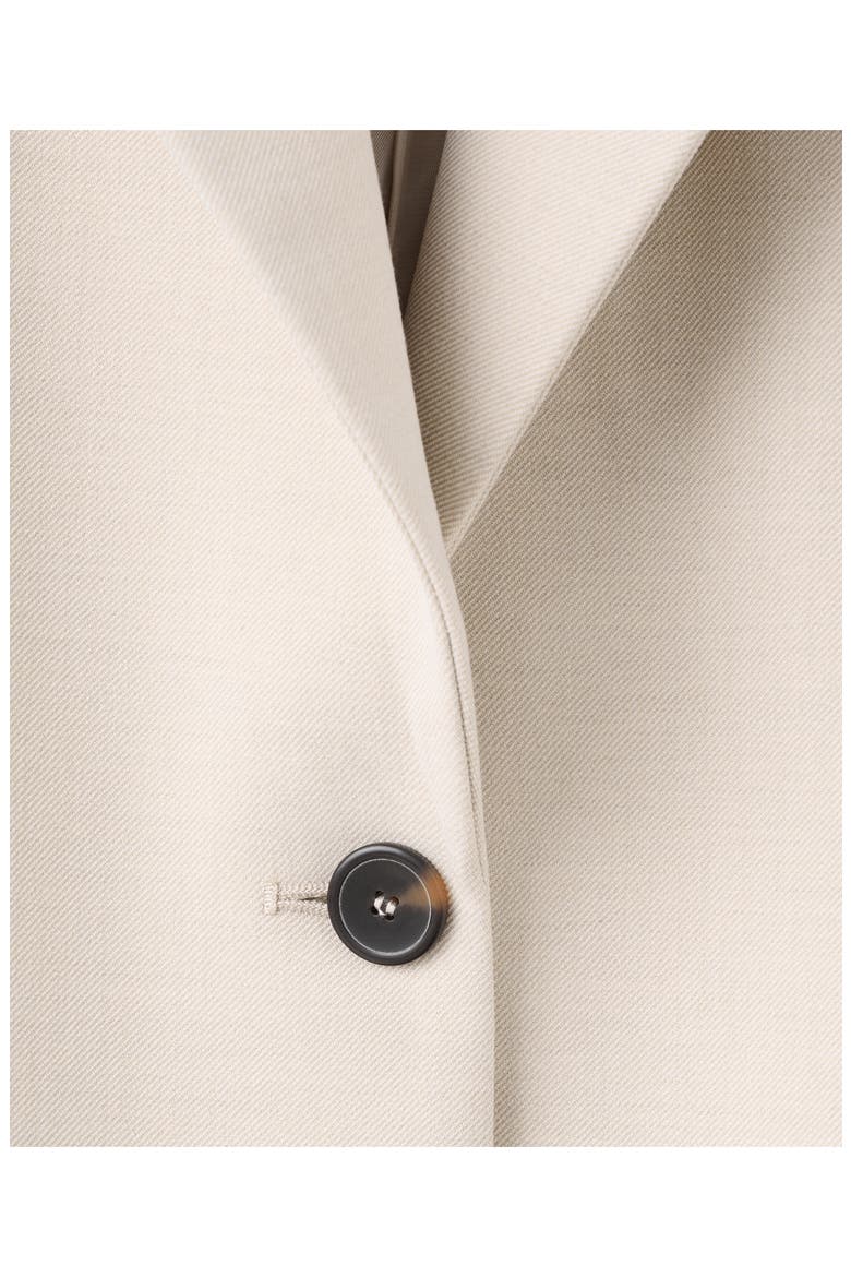 Notch Collar Blazer, Alternate, color, IVORY WHITE