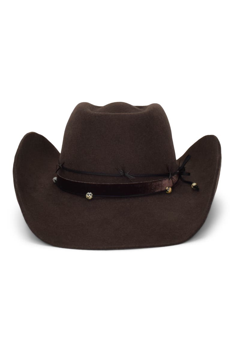 Wyatt Western Hat, Alternate, color, TIRAMISU