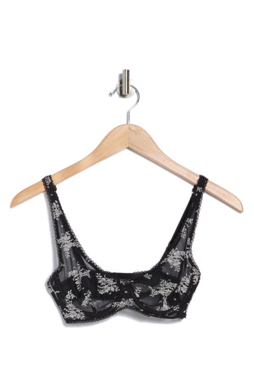 Free People Talk About It Mesh Underwire Bra In Multi