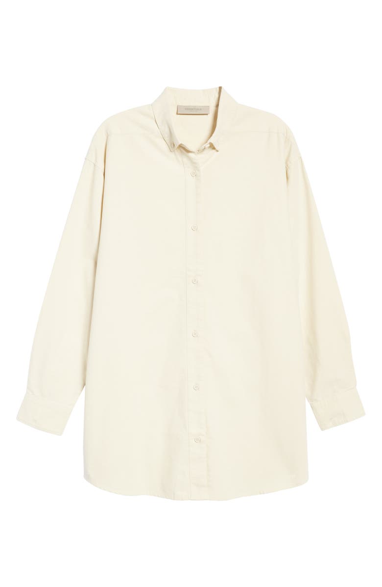 Fear of God Essentials Oversize Cotton Oxford Shirt, Alternate, color,
