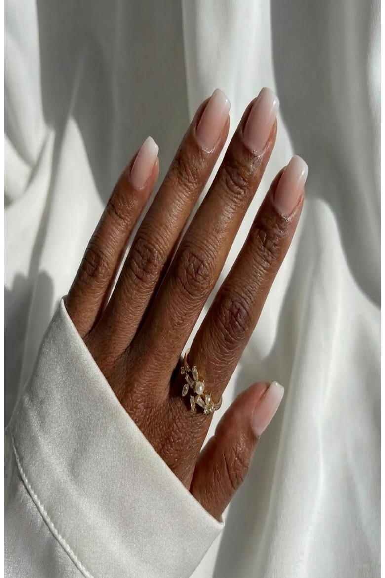 Vanilla Cream Square Press-On Nails, Alternate, color, Vanilla Cream