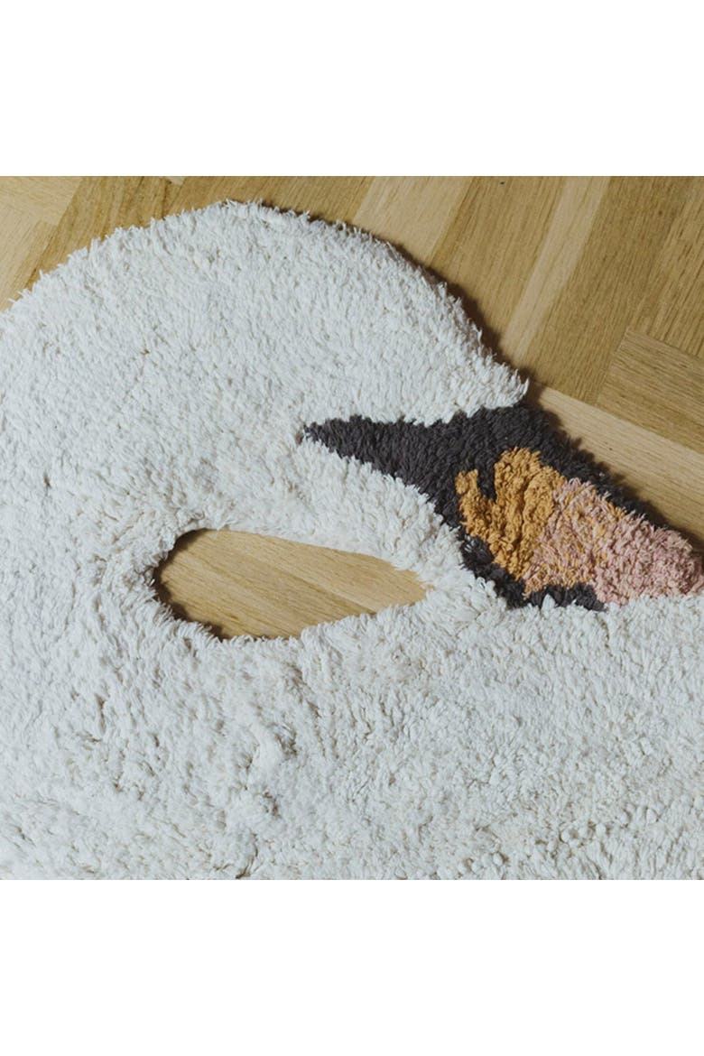 Washable Swan Rug, Alternate, color, Ivory, Natural