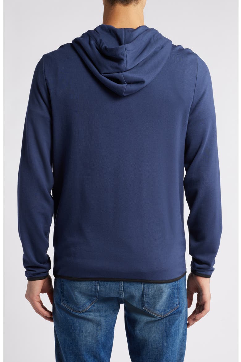 Khris Zip Hoodie, Alternate, color, RAW DENIM