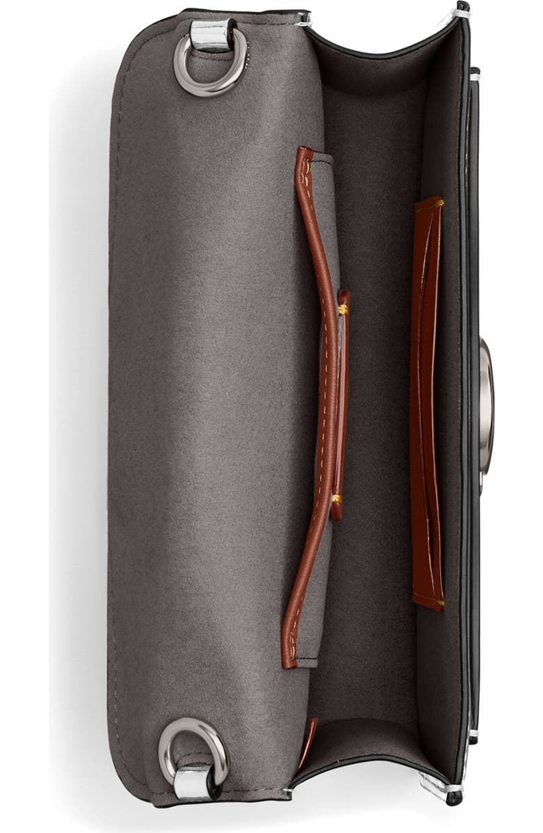 COACH Tabby Metallic Leather Wristlet, Alternate, color,