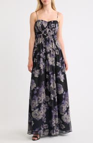 Lulus Inka Floral Maxi Dress