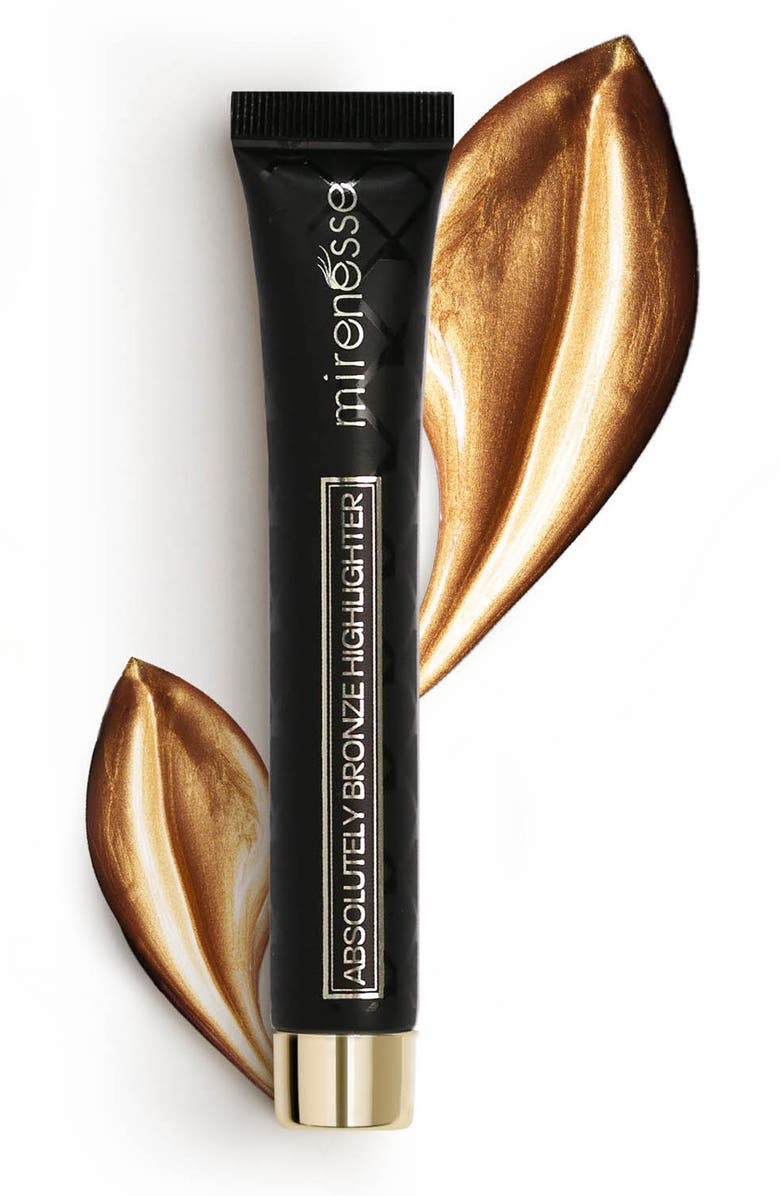 MIRENESSE Liquid Absolutely Bronze Highlighter & Rich Girl Glow Highlighter Duo, Alternate, color, 