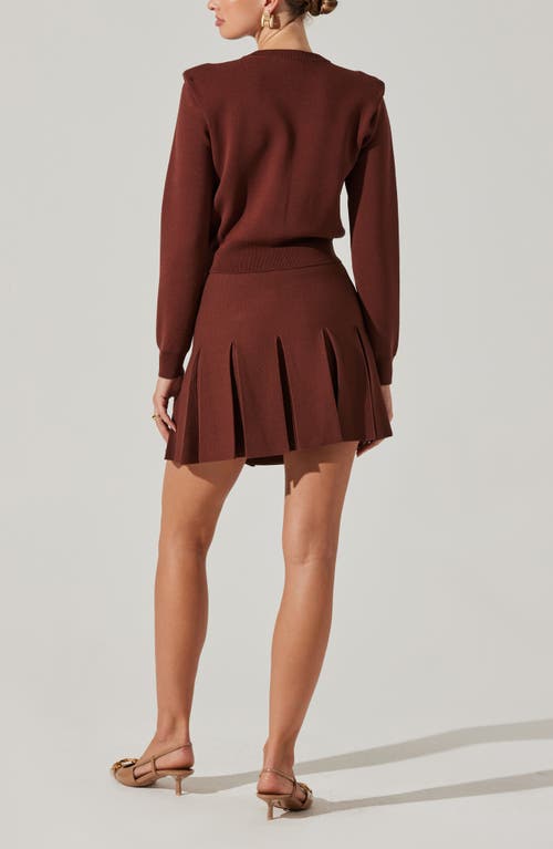 Astr The Label Denisa Padded Shoulder Cardigan