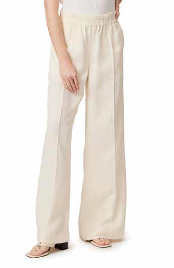 PAIGE Harper Elastic Waist Wide Leg Pants