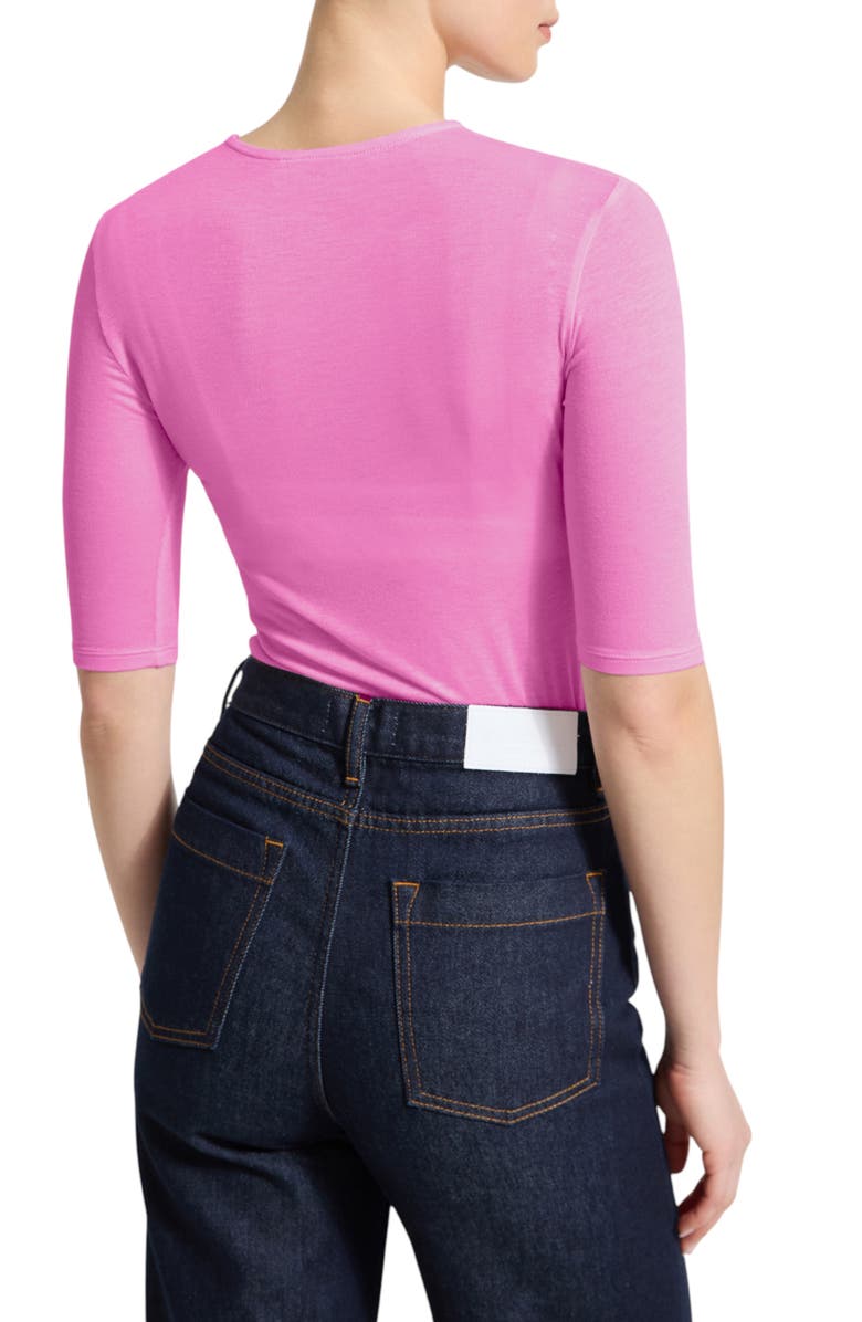 Marcella Frankie Sheer Jersey Top, Alternate, color, 