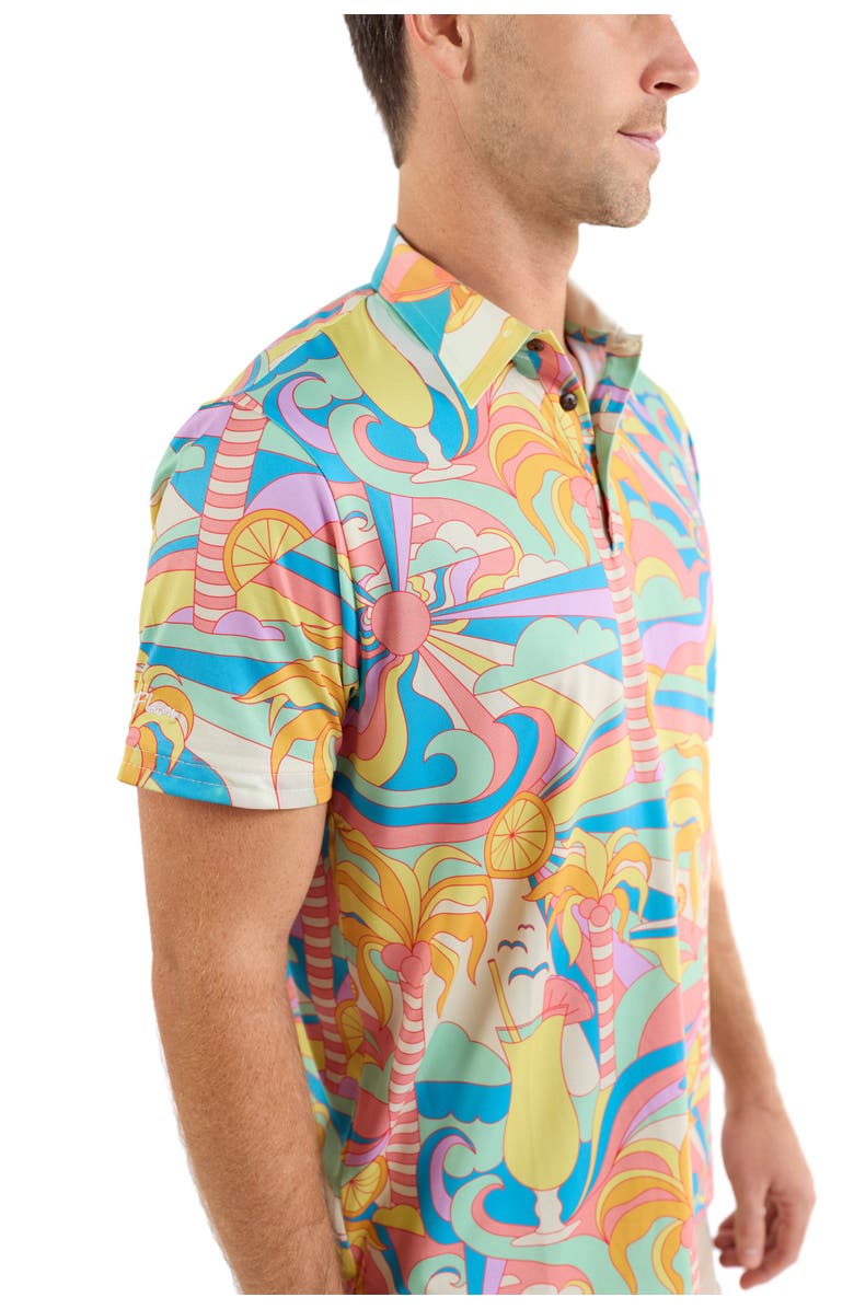 Kenny Flowers The Paradiso - Golf Shirt, Alternate, color, Yellow