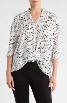 PATRIZIA LUCA V-Neck Untuck Top