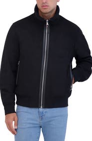 Robert Graham Faux Suede Bomber Jacket