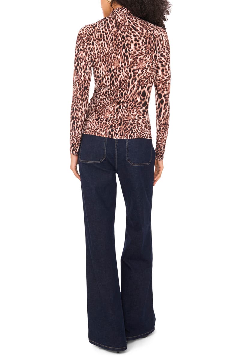 Vince Camuto Wrap Front Knit Top, Alternate, color, Rich Taupe