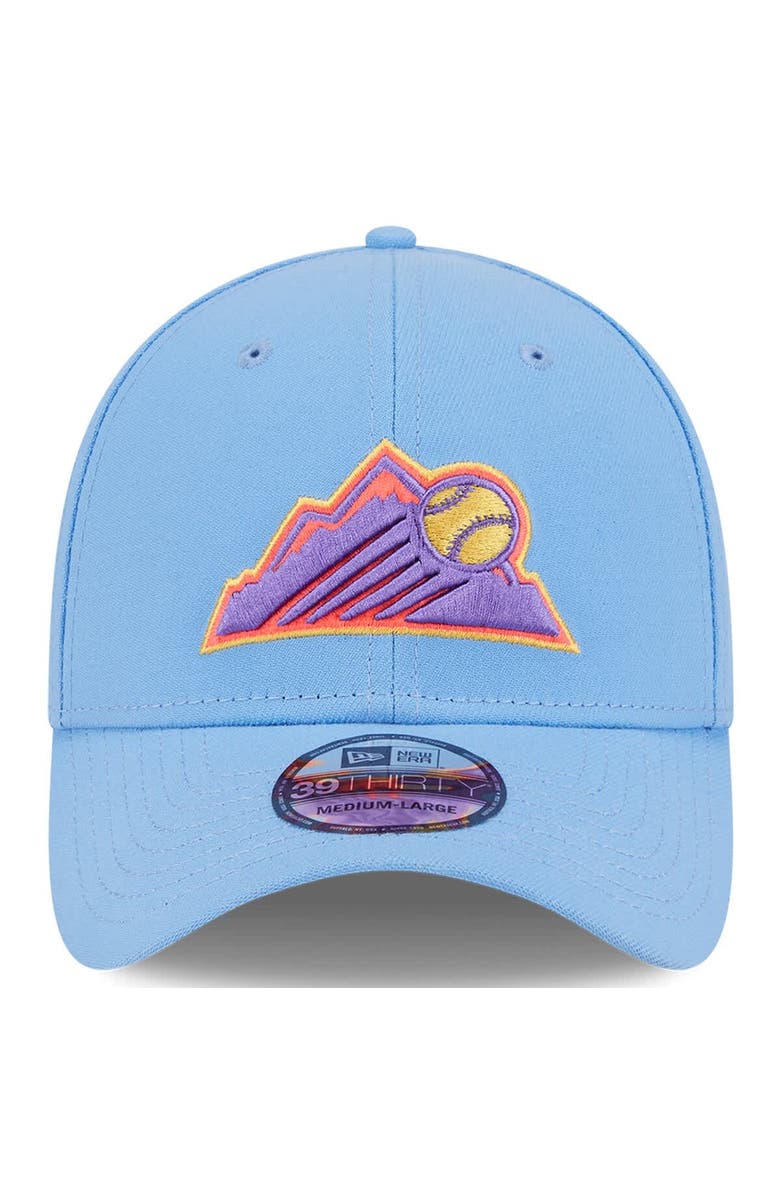 New Era Men's New Era Light Blue Colorado Rockies 2025 City Connect 39THIRTY Flex Hat, Alternate, color, Light Blue