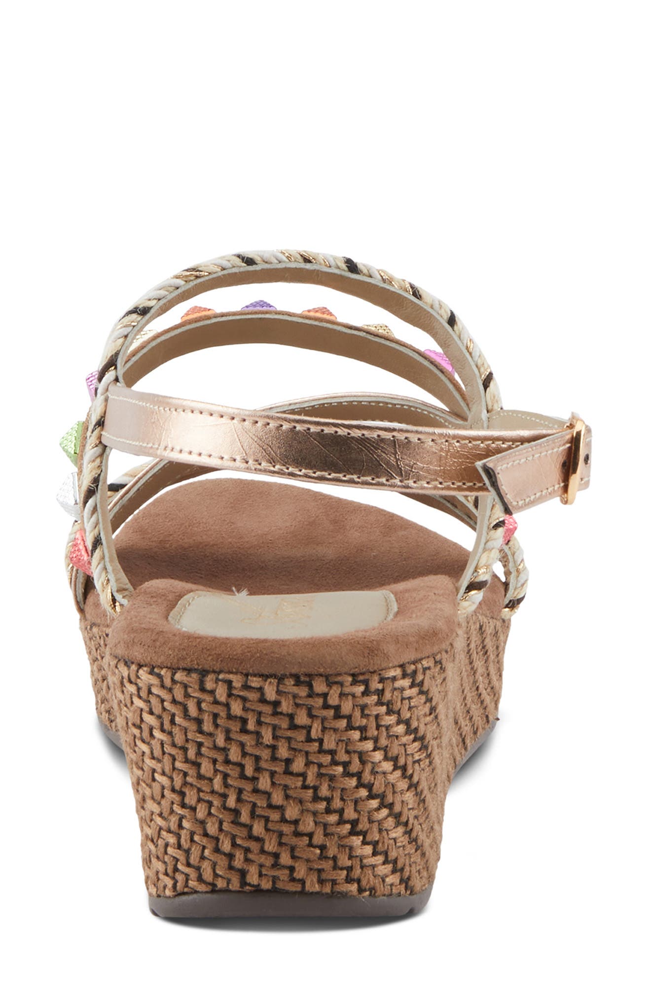 Hugbug Wedge Sandal, Alternate, color, TAN MULTI
