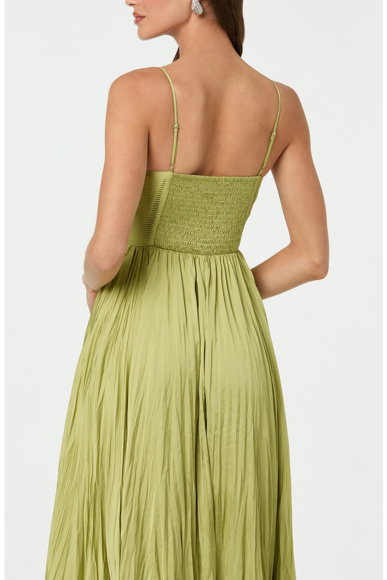 Maeve Midi Dress, Alternate, color, LIME