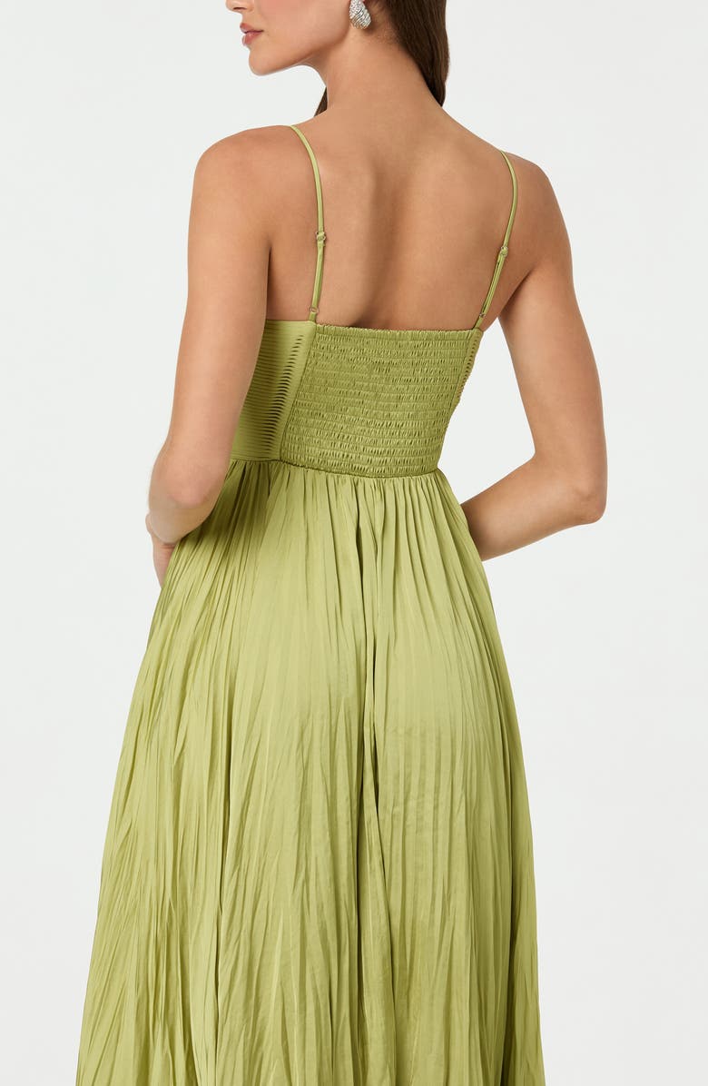 ASTR the Label Maeve Midi Dress, Alternate, color, Lime