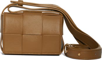 Bottega Veneta Mini Cassette Intrecciato Leather Crossbody