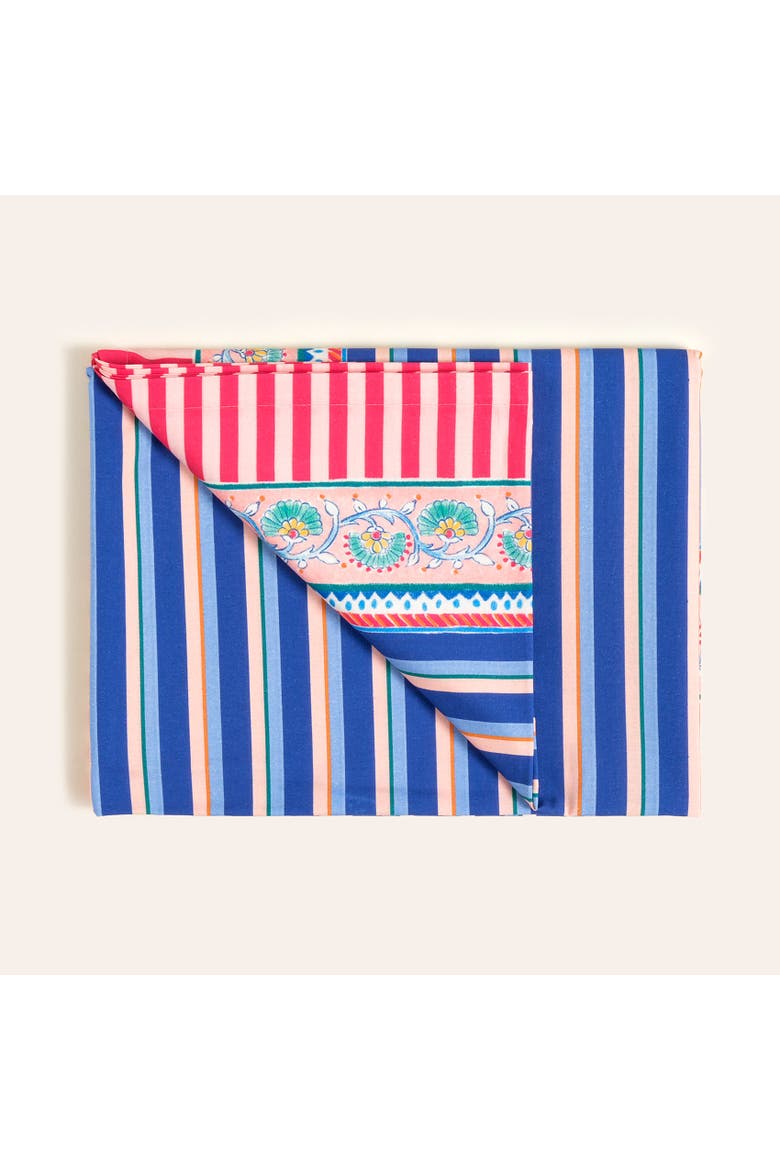 Nilufer Digital Printed 100% Cotton Artisan Design, Alternate, color, Blue