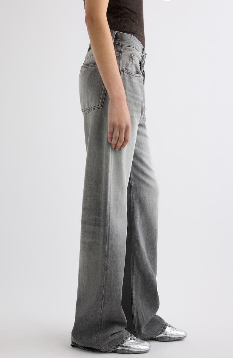 Acne Studios 2021 Orlando Wide Leg Jeans, Alternate, color, Ash Grey