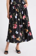 Ellen Tracy Cotton Poplin Maxi Skirt