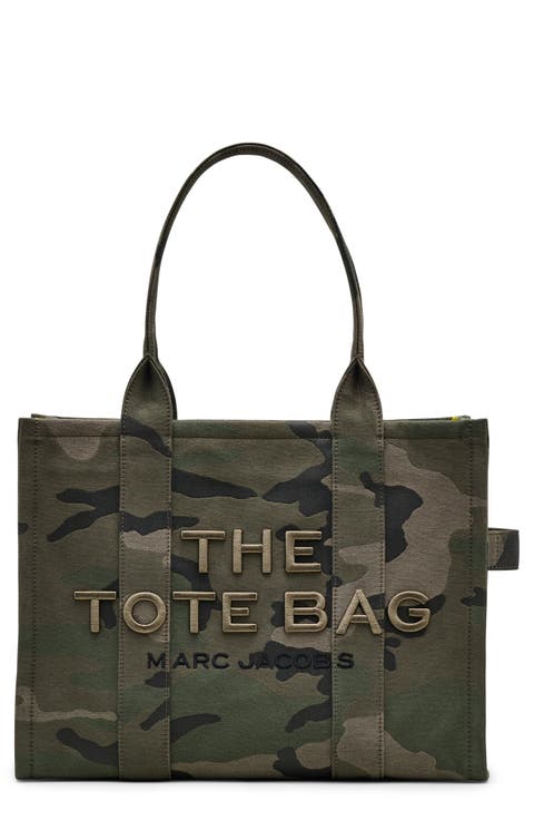 The Camo Jacquard Large Tote Bag
