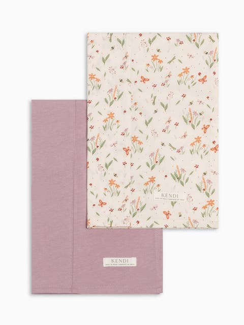 Organic 2-Pack Burp Cloth Set (Baby)