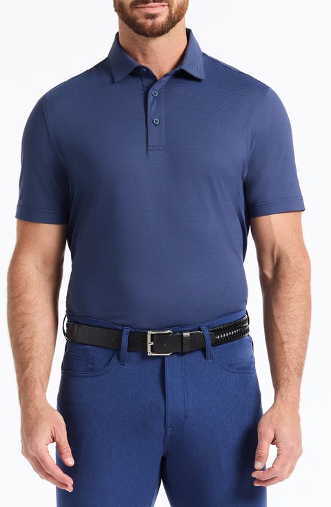 Falto Short Sleeve Stretch Knit Polo