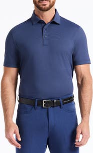 Robert Graham Falto Short Sleeve Stretch Knit Polo