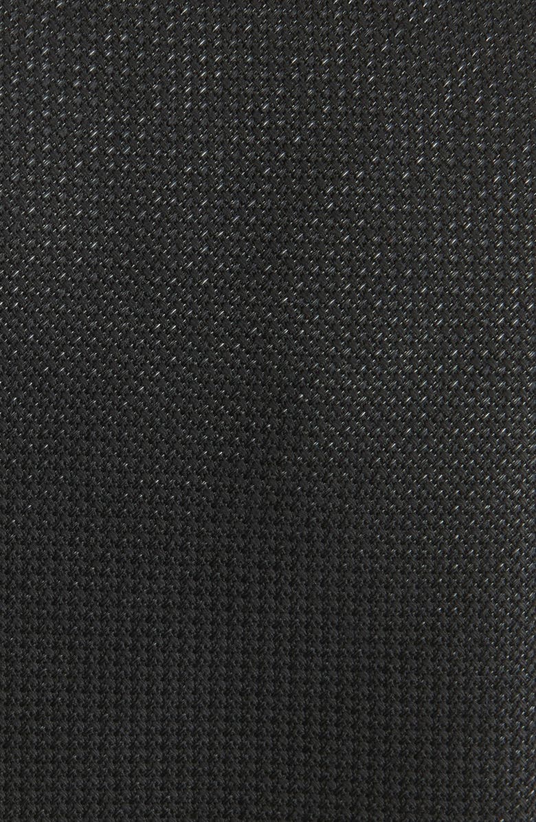 BOSS Solid Wood Blend Tie, Alternate, color, Black