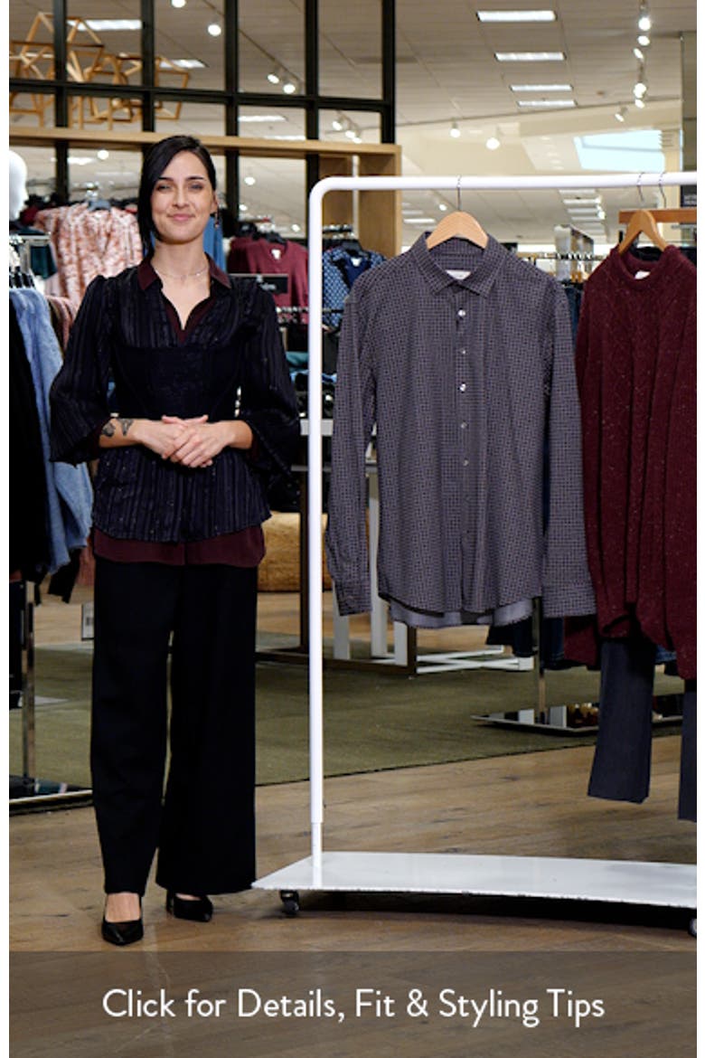 OoohCotton® Jules Floral Twill Button-Down Shirt video