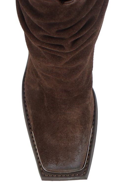 Zigi Western Boot In Brown Suede