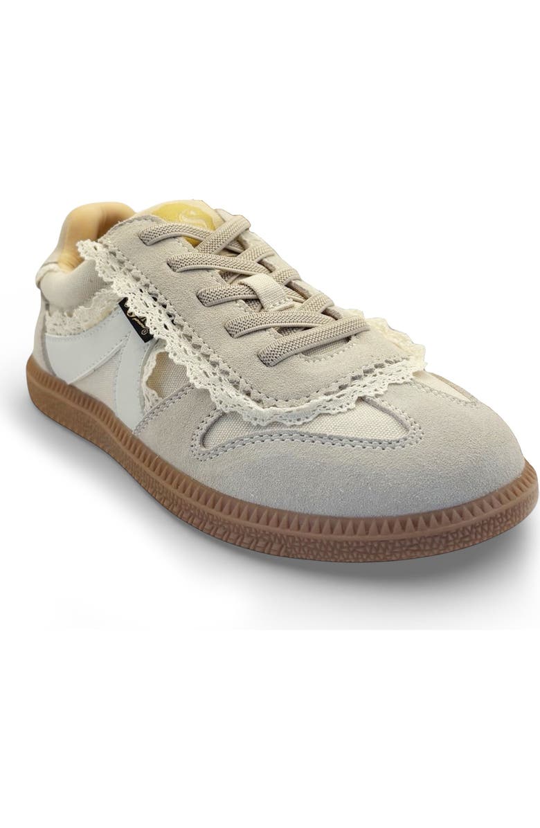 Young Soles Brooking Kids Sneakers, Main, color, White Lace